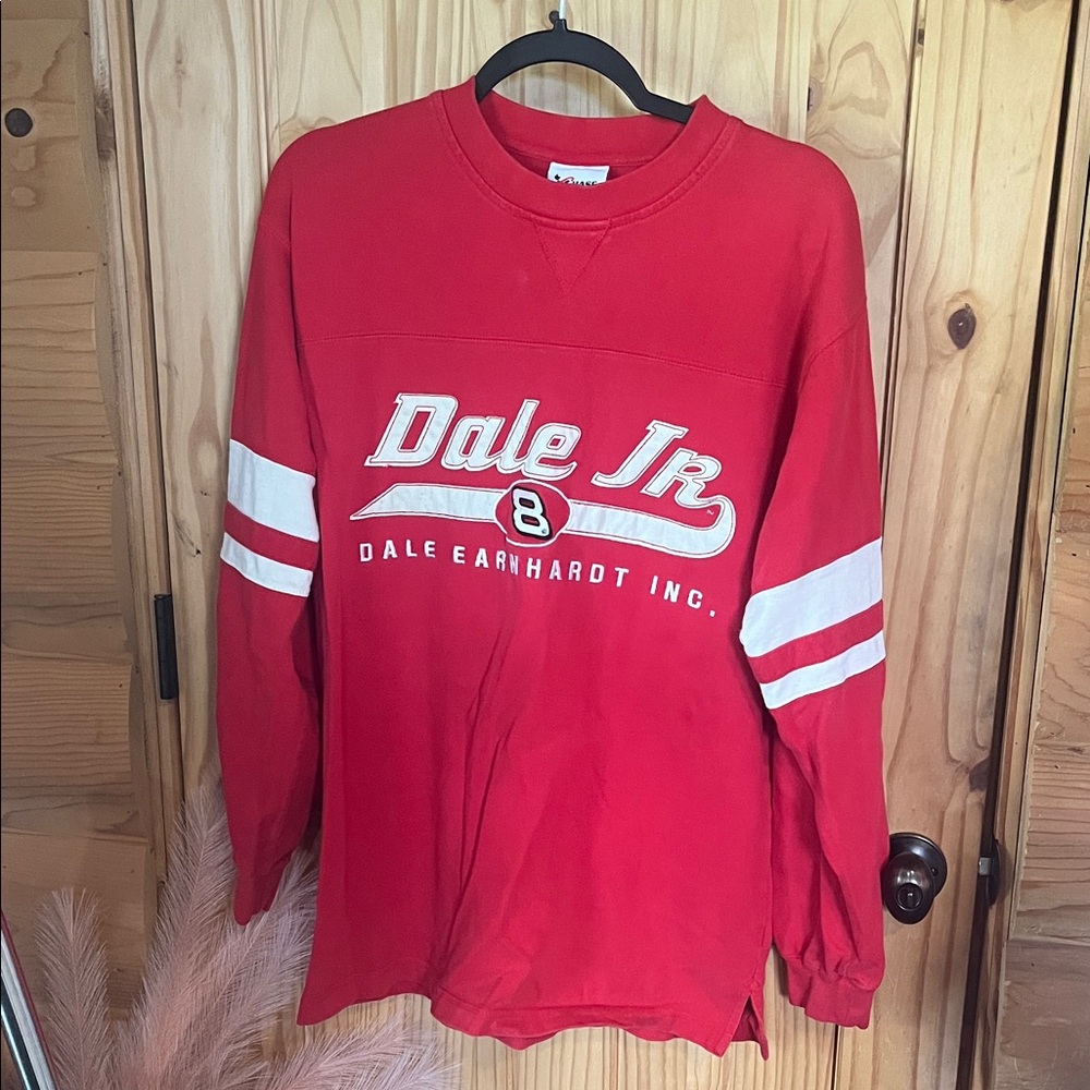 Vintage Dale Earnhardt Jr. Chase Authentics Red Sweatshirt Tee